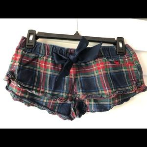 Abercrombie & Fitch plaid pj shorts